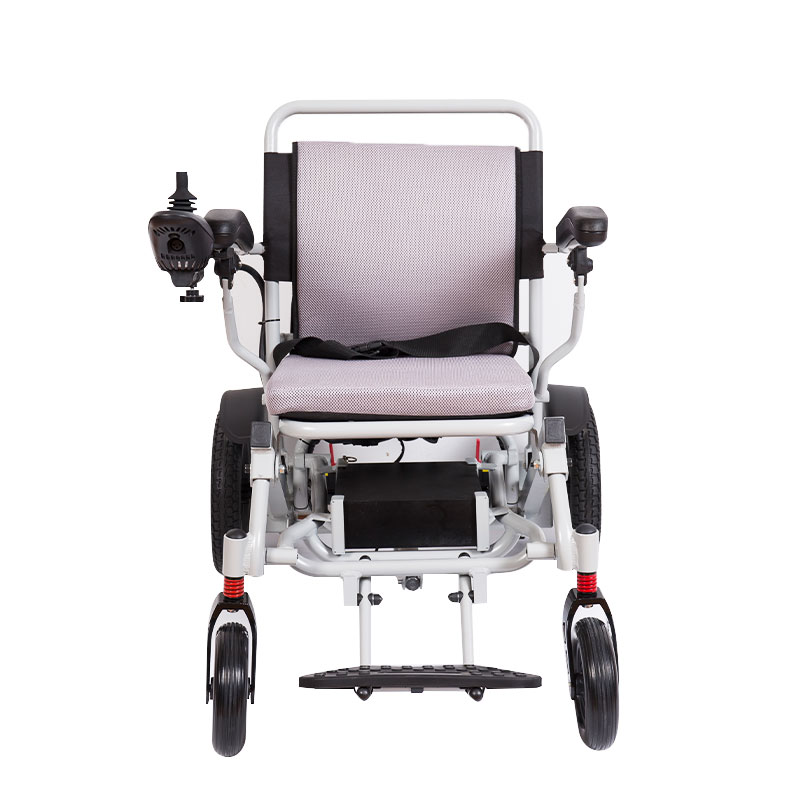 Electric folding aluminum alloy electric narrow arm automatic wheelchair